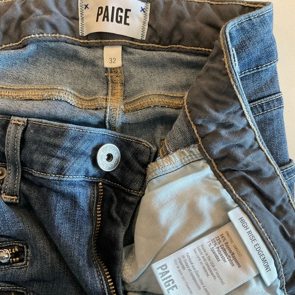PAIGE Denim- Edgemont  High Rise Jean-Women’s 32 - Picture 3 of 5